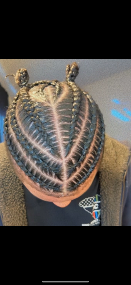 Ages 11-17 Young Boy Braids