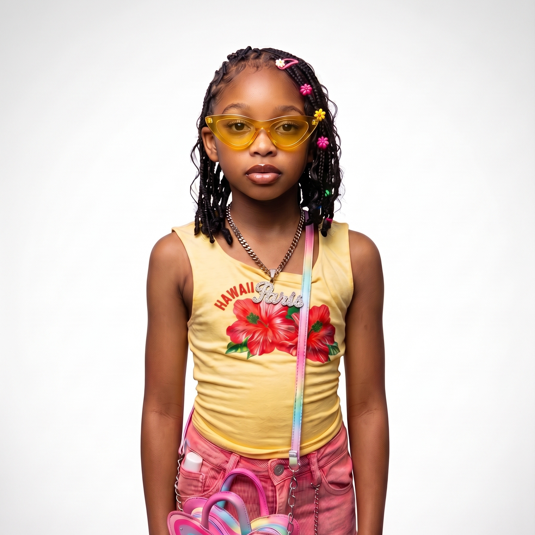 Kids Fulani Braids at House of Belle in Houston, TX
