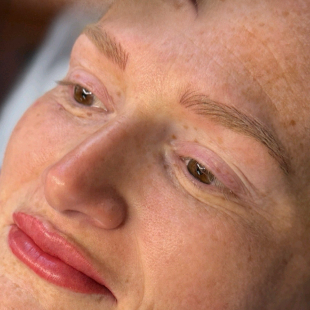 Powder Brow Touch Up 6-8 Weeks at The Full Effect Tattoo & Artistry in Victoria, TX