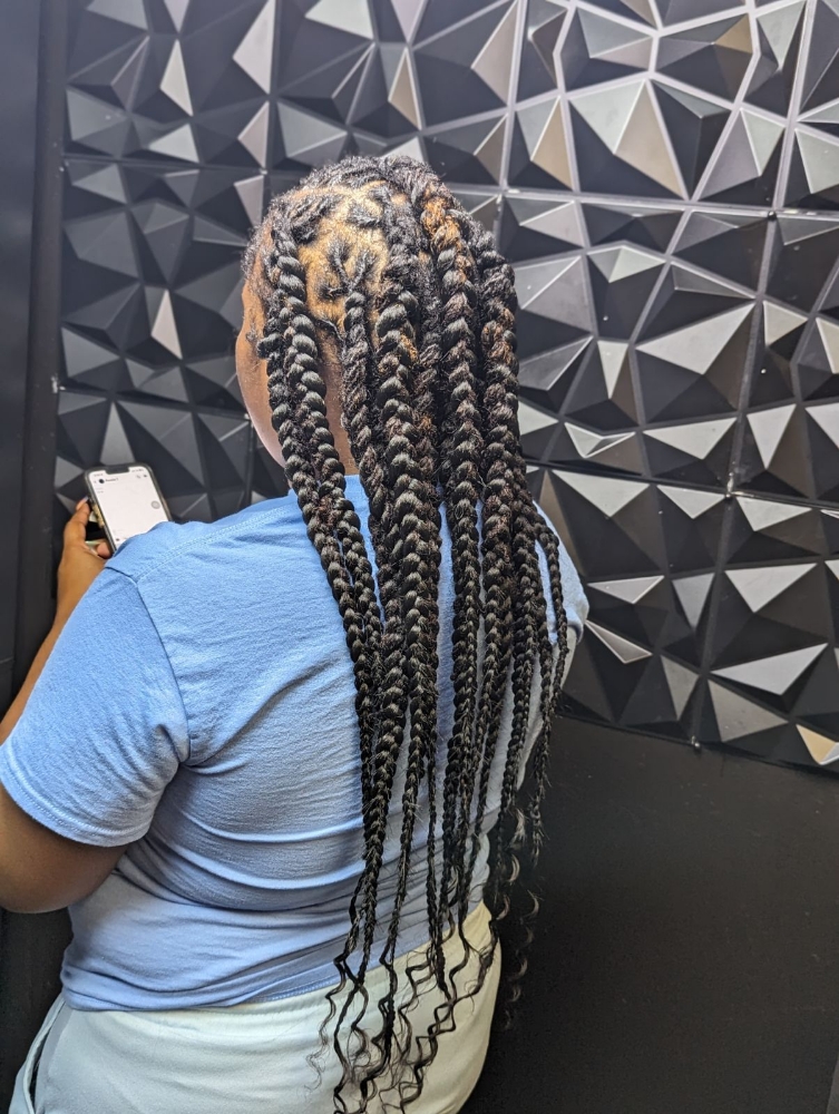Knotless Over Locs