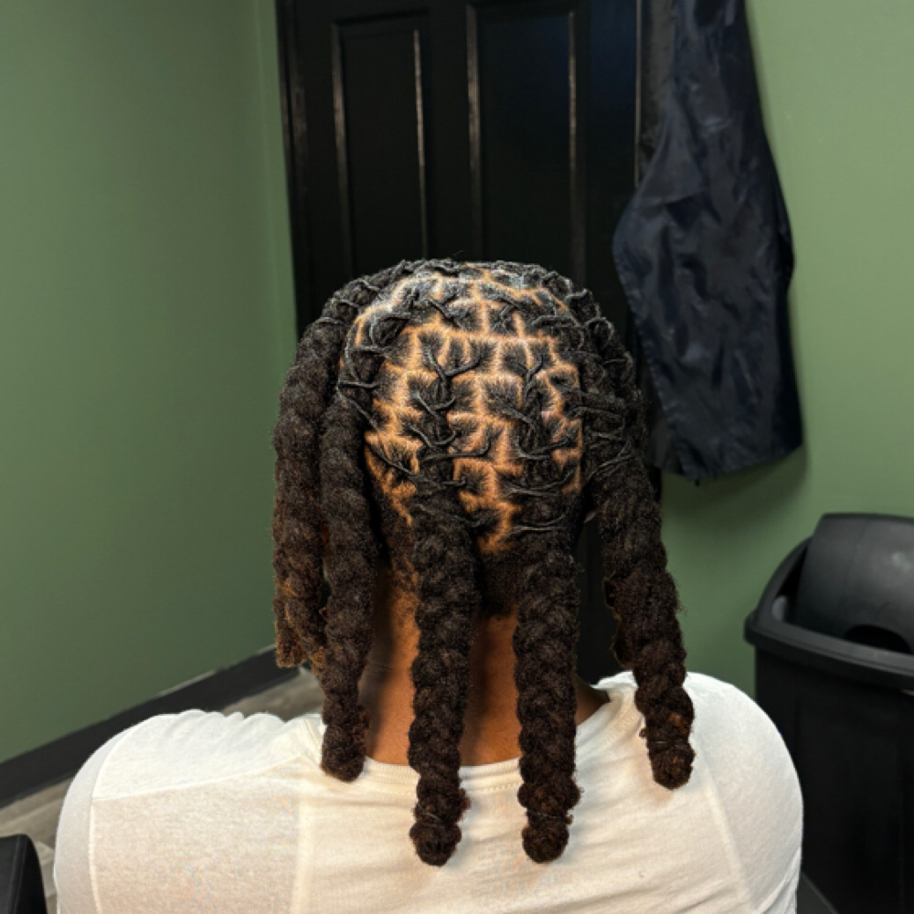 Loc Retwist And Style- Short/Med at Revive Beauty Lounge in Natchitoches, LA