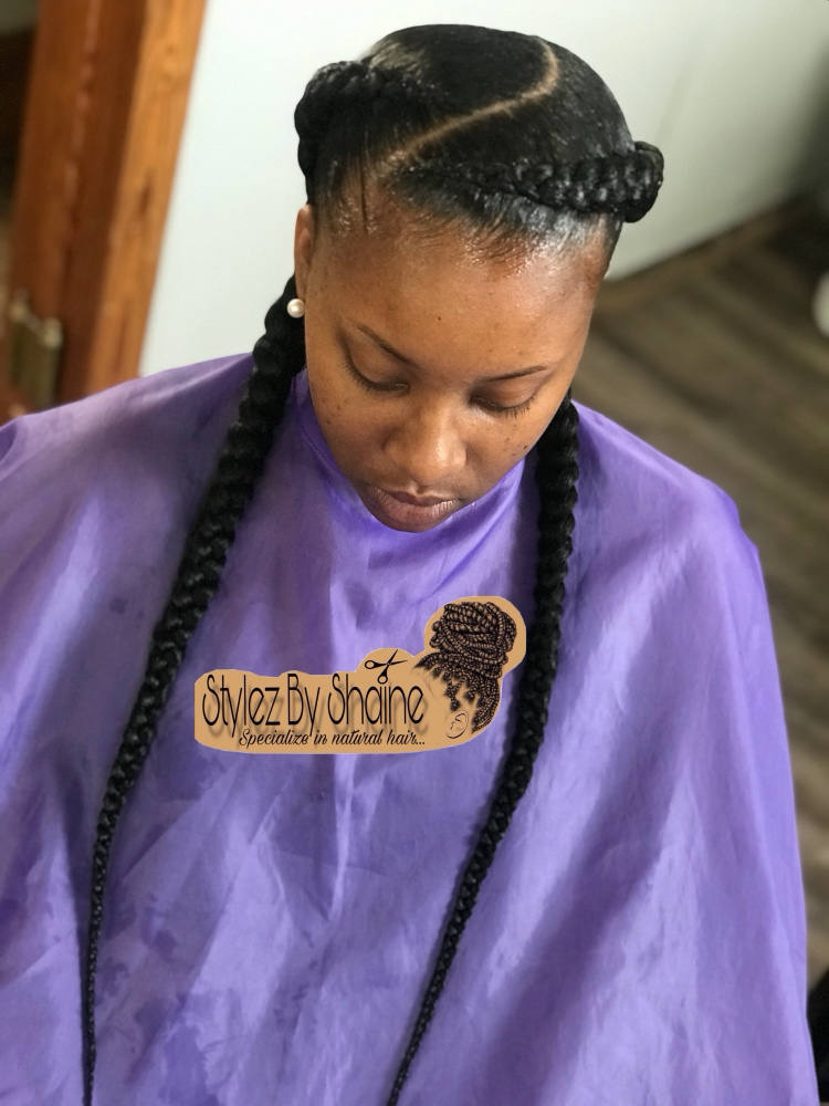 2 Feed In Braids