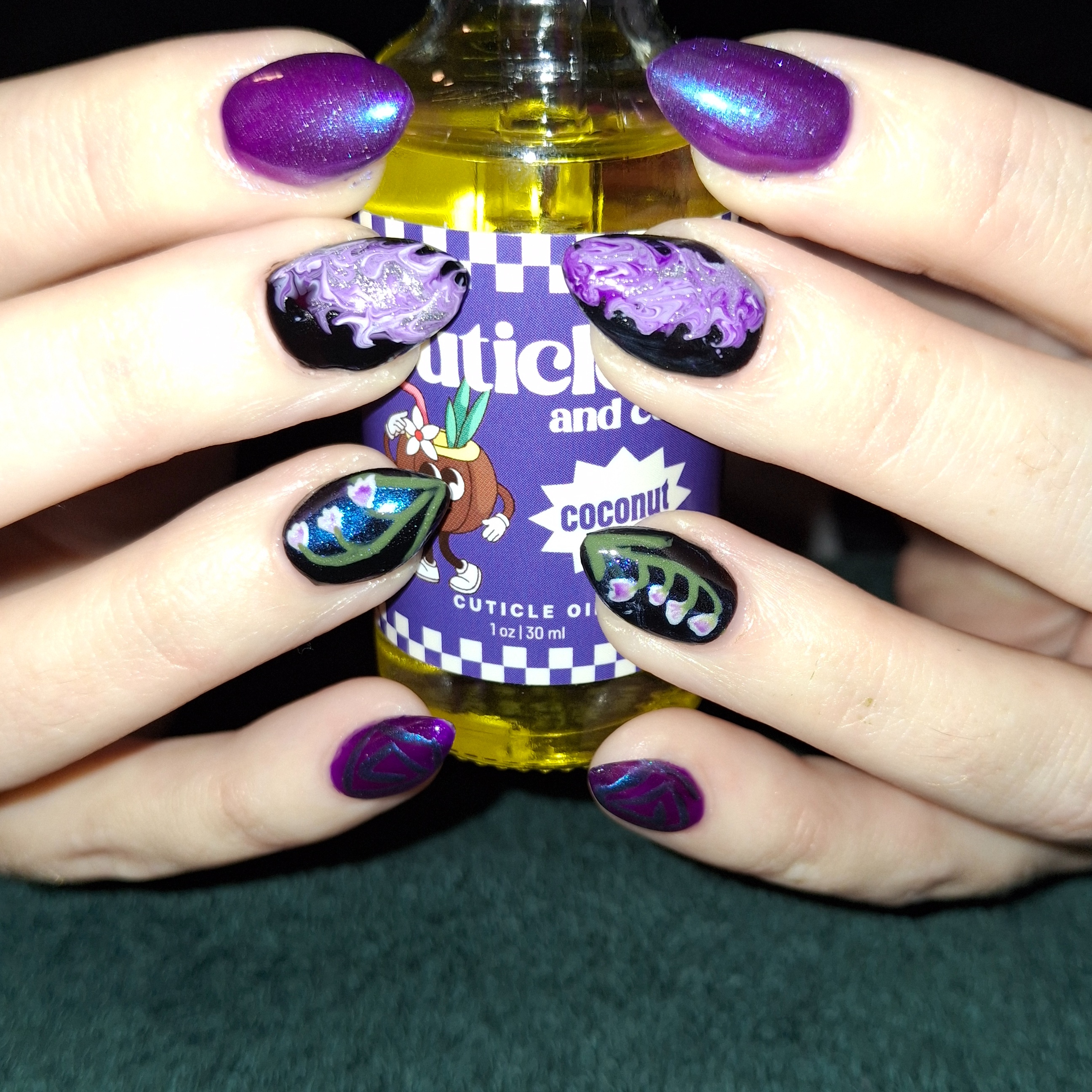 Acrylic Fills w/ Nail Art at sNailedIt By Uinta in Bluffdale, UT