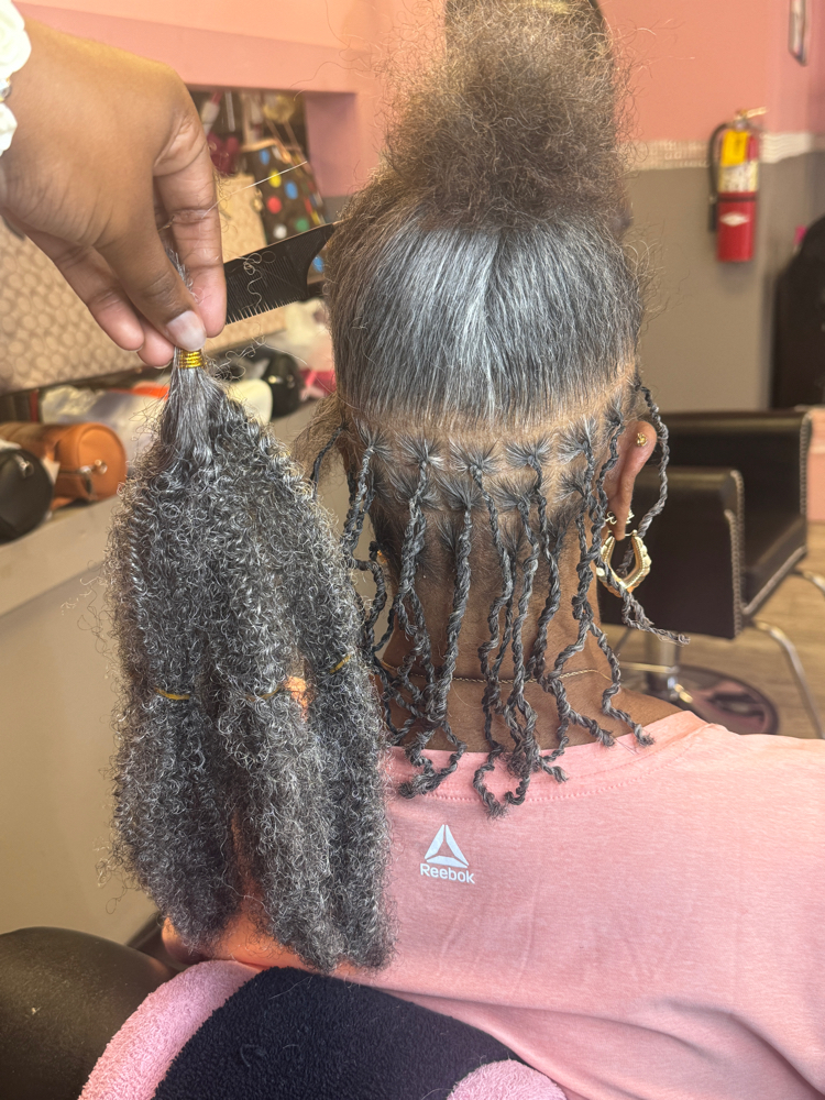 Natural Two Strand (Hair Added)