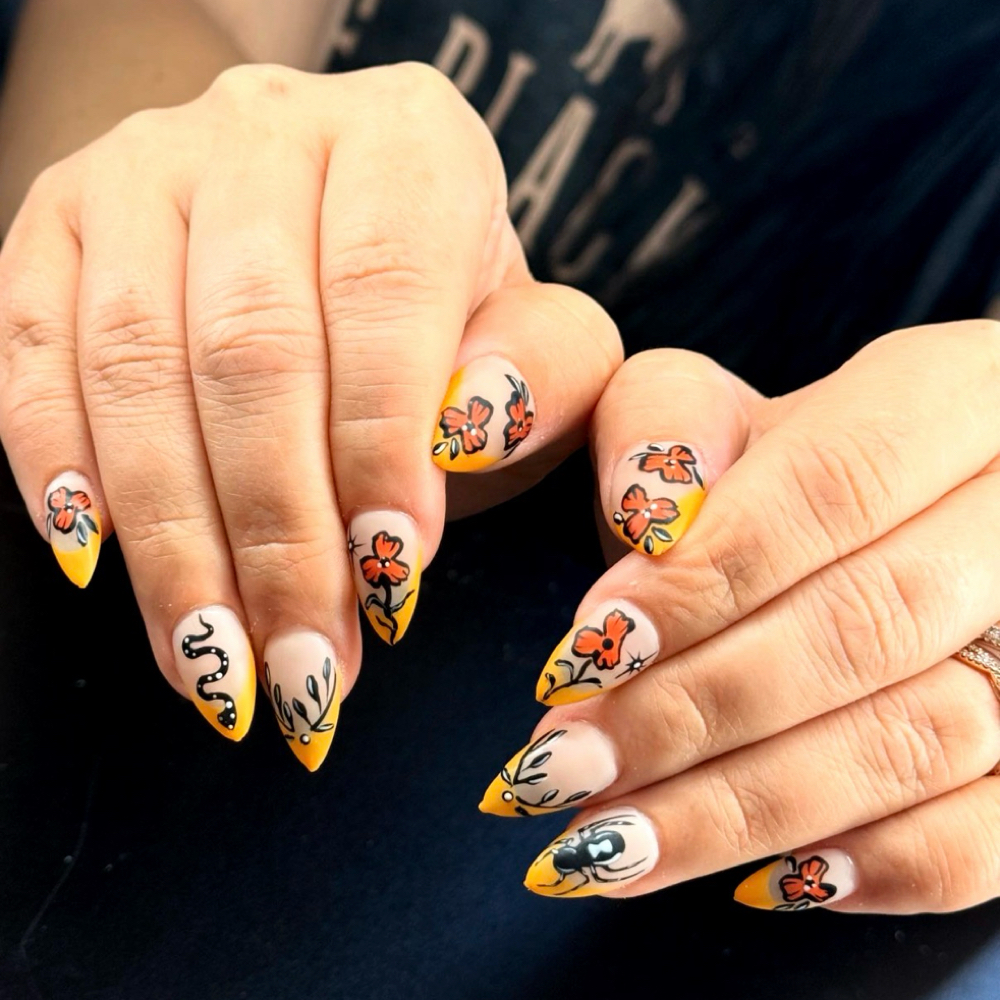 Custom Nail Art at Essentially Nails by Linnea in Richmond Hill, GA
