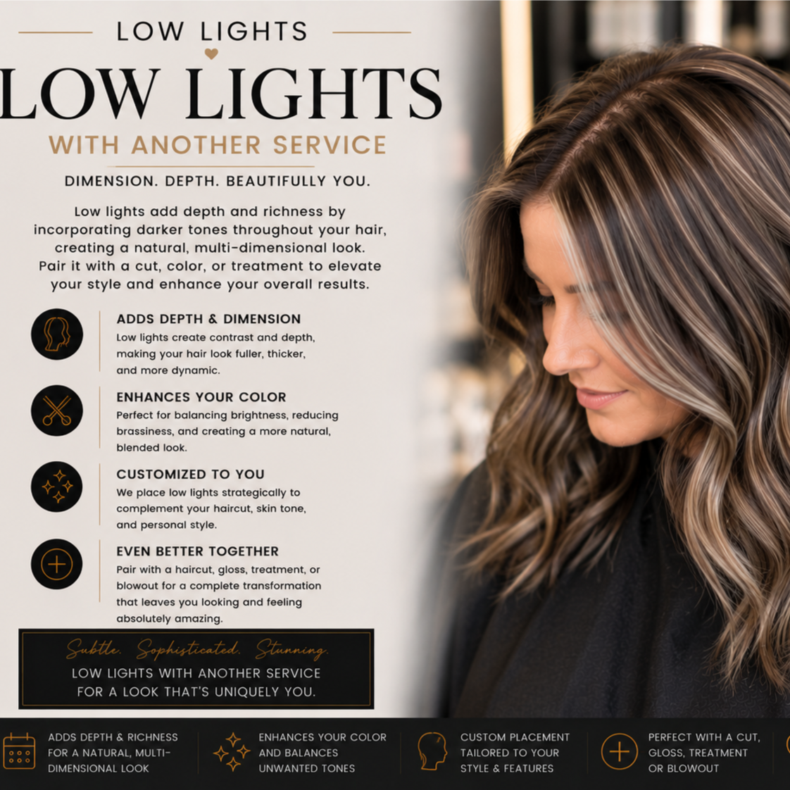 Low Light With Another Service Only at Jeremiah Jacob Levin Hairstyling in Coronado, CA