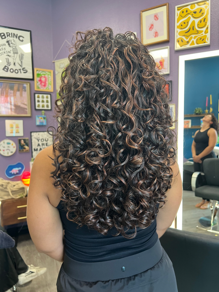 Toner Refresh w/Curly Cut
