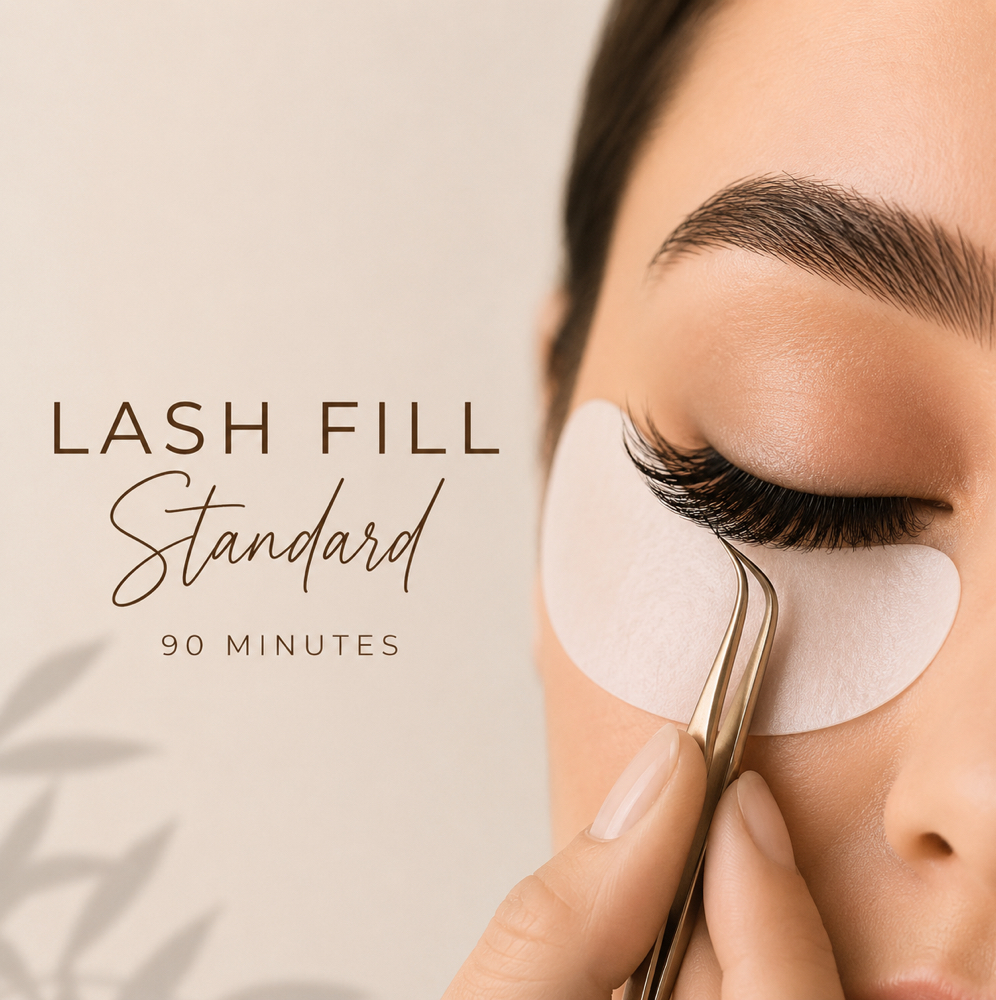 Lash Fill - Standard 90 Minutes at Beauty by Chelsea J Waxing • Lashes • Brows • Permanent Jewelry in Riverside, CA