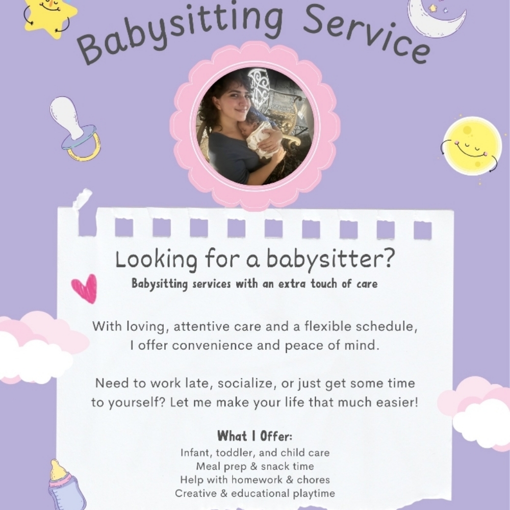 Babysitting By Elahe at Swan Prenatal Massage in Houston, TX