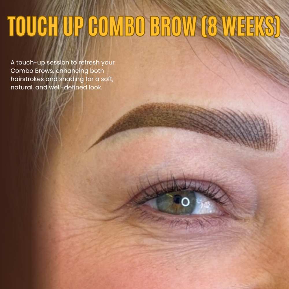 Touch Up Combo Brows After 8 Weeks at BrowsByAlee in Columbus, OH
