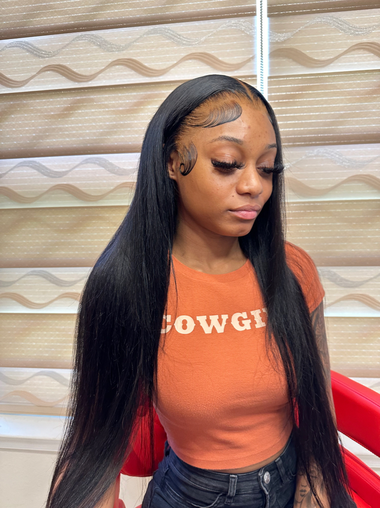 Frontal wig re-install ( MY WORK )