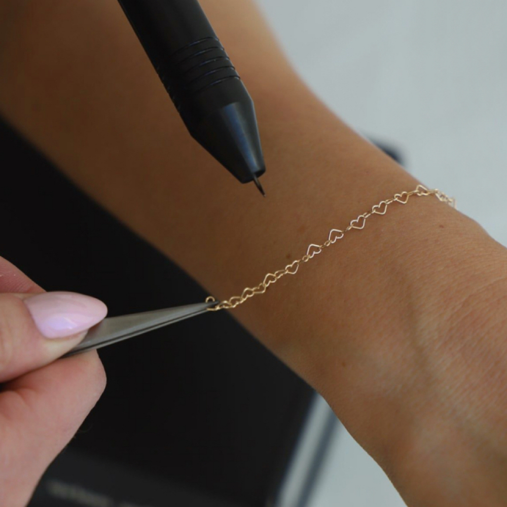 Permanent Jewelry at Velvet Lash Lounge in Denison, TX