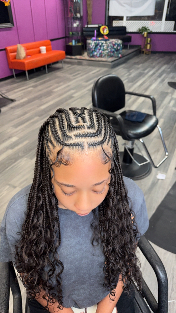 Smedium Fulani Braids