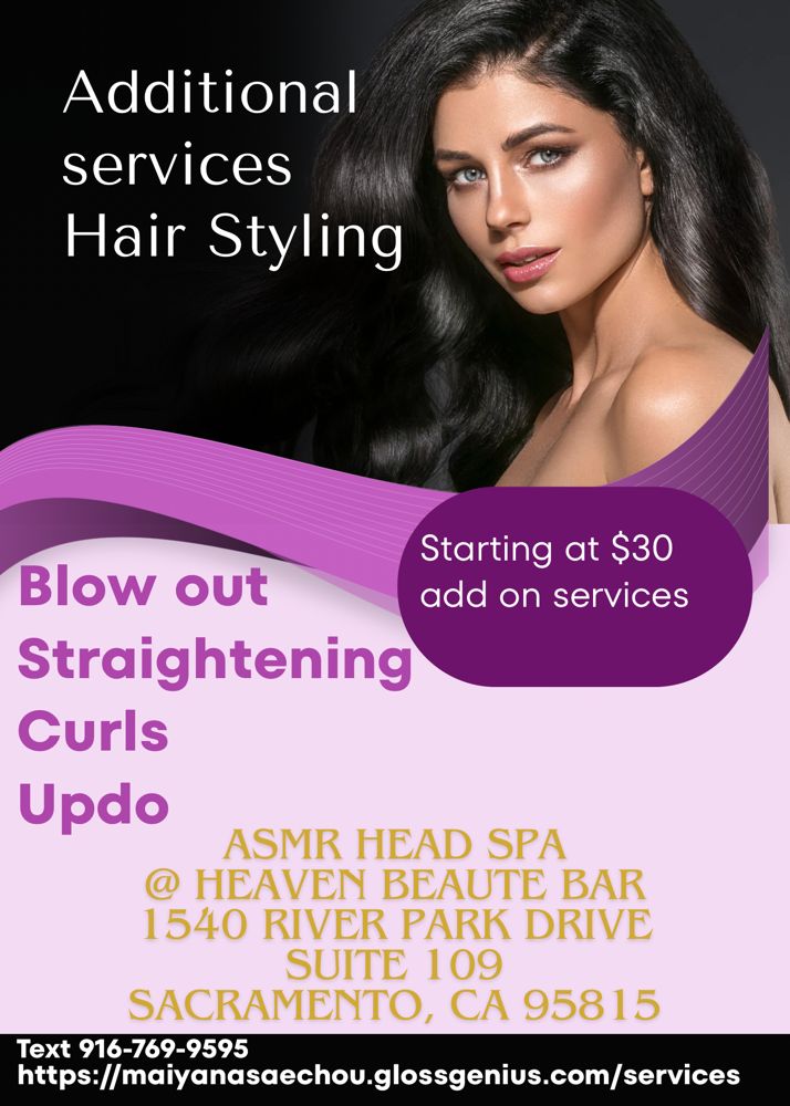 Add On Hairstyling