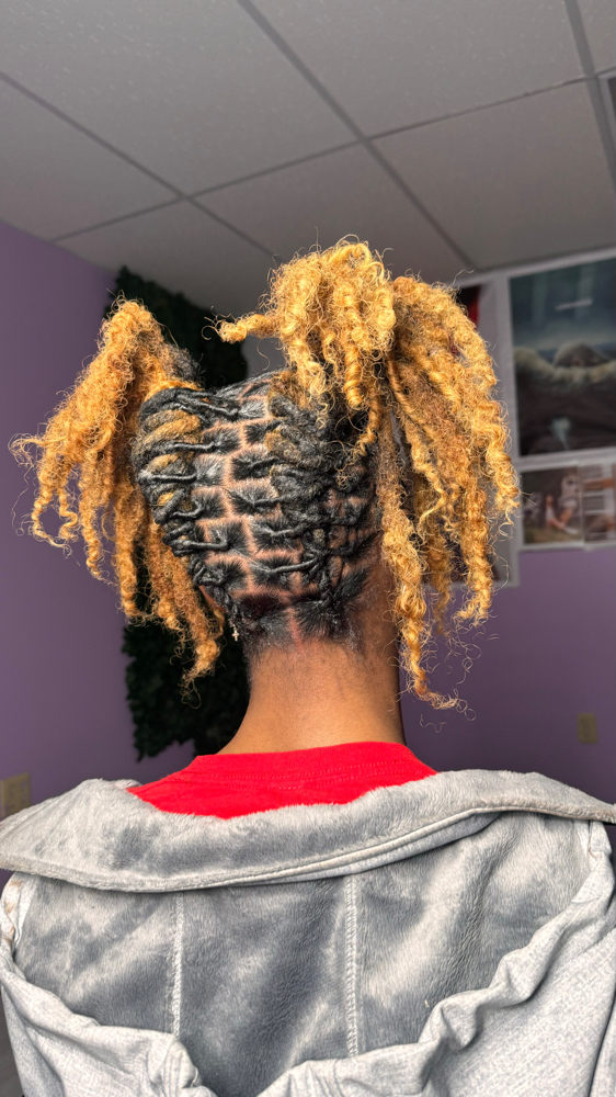 Loc Retwist + Style
