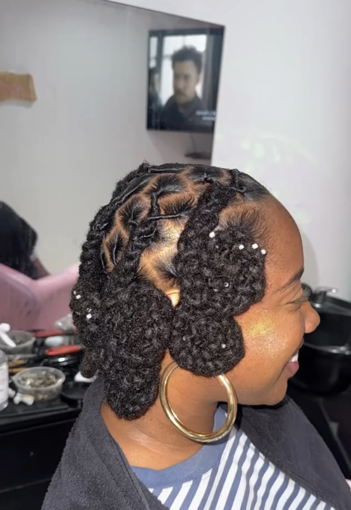 Maintenance w/ swirls at Loc’d N Wit Tweet in Temple Hills, MD