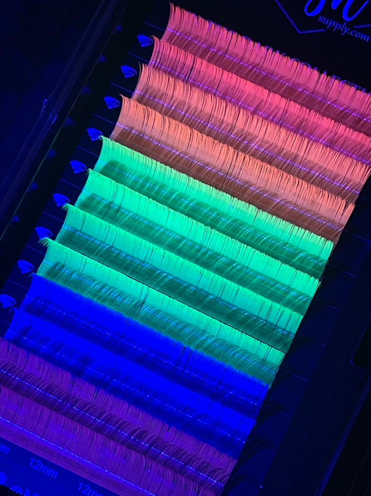 UV Colored Lashes Add On
