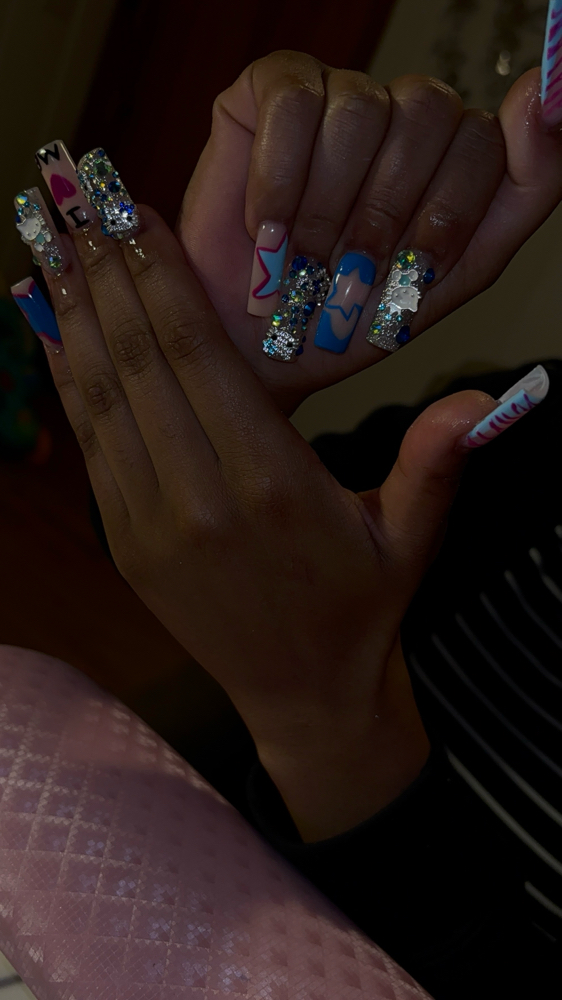 Long Nail Set. at NailzByKc in Lansing, MI