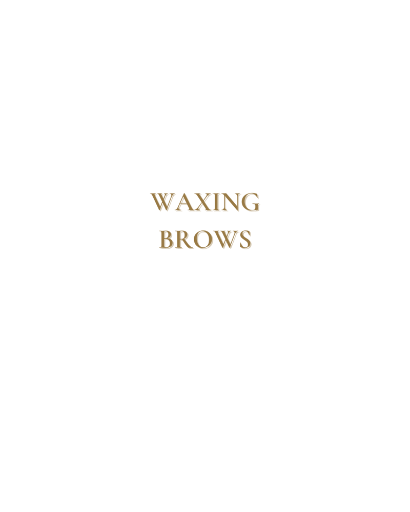 Waxing - Brow Shaping