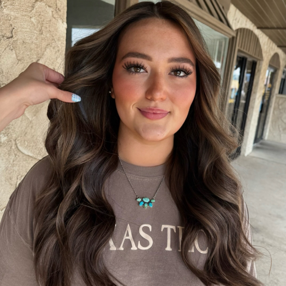 Brunette Barbie at Hair by Tana in Midland, TX