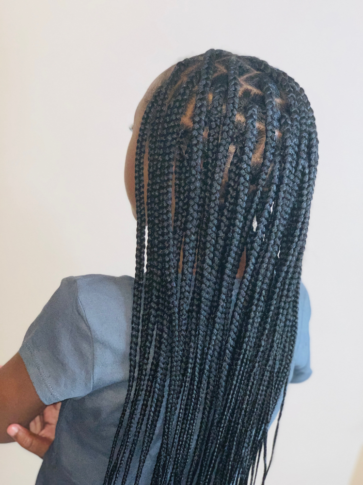 Kids Knotless Braids 12 Yrs & Under