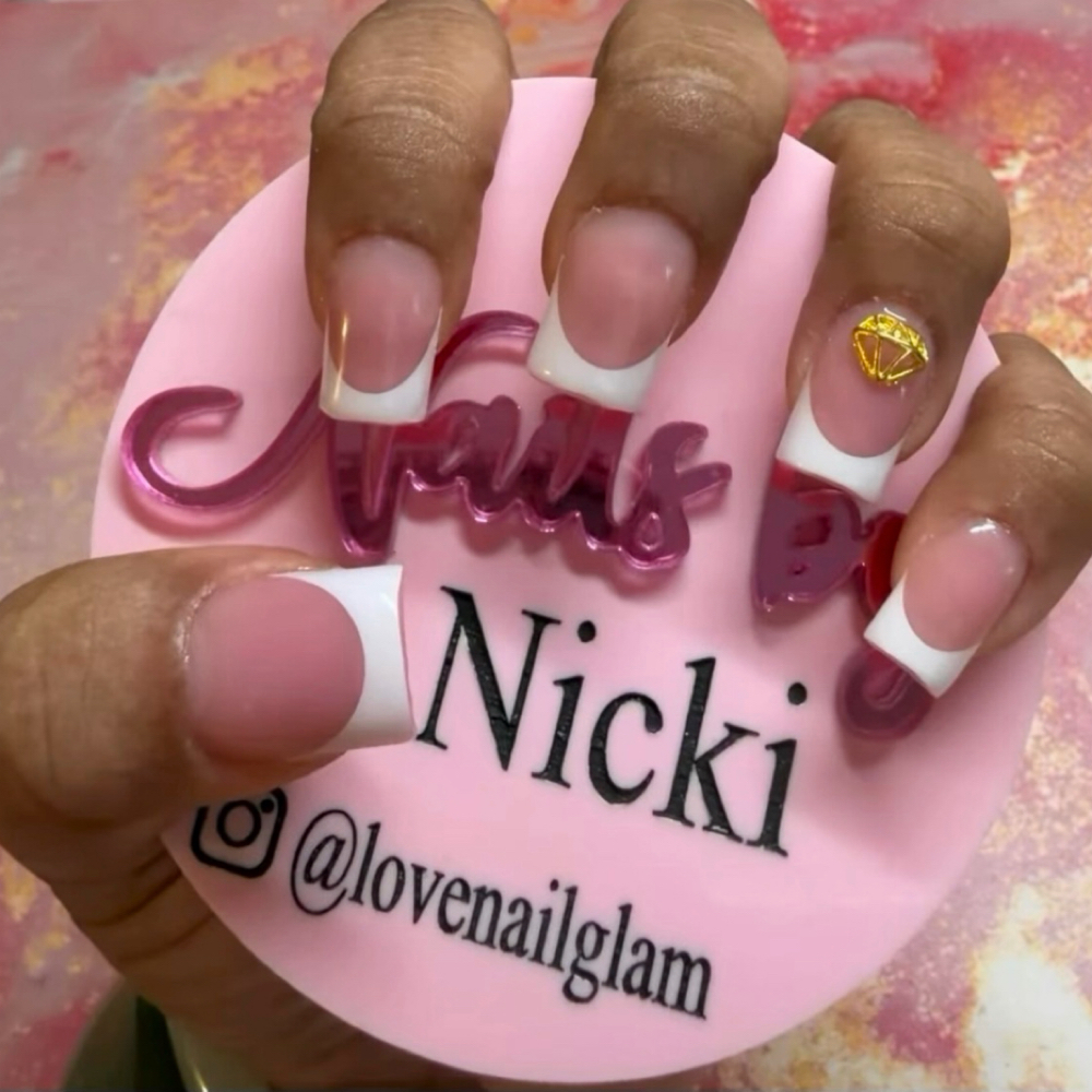 French Design at Nail Glam in Antelope, CA
