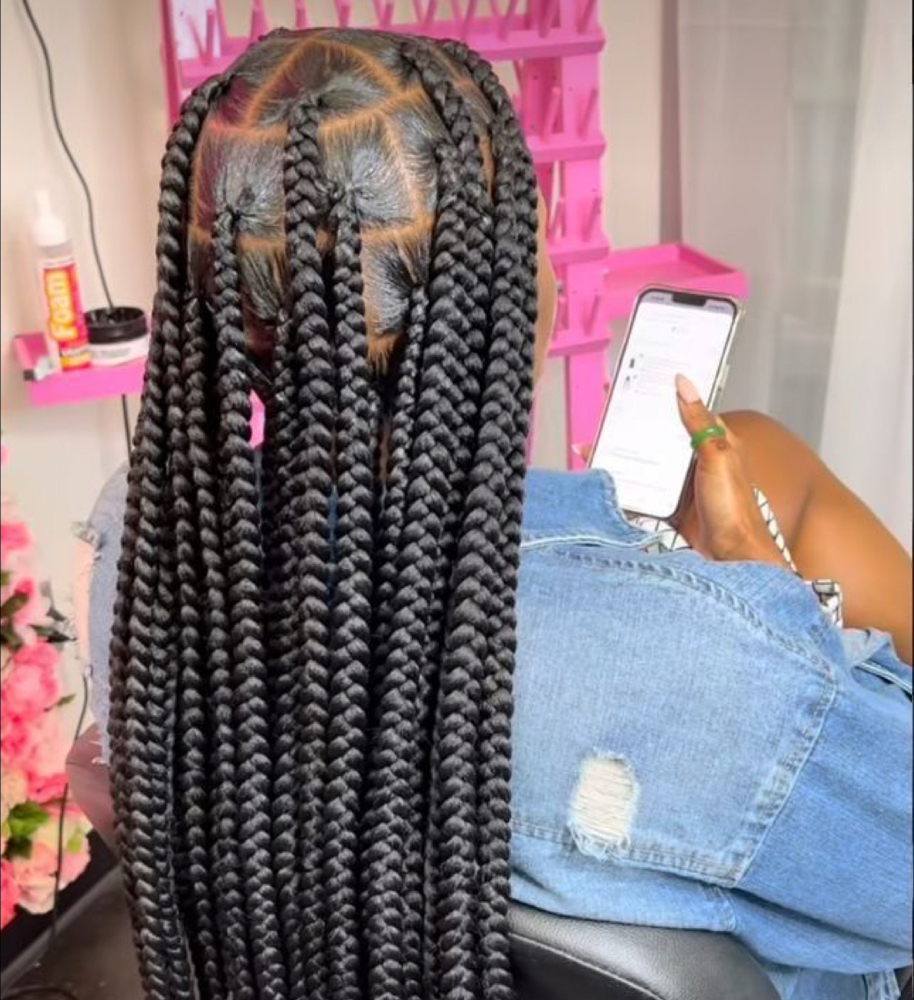 Box Braids/boho/knotless(lar/jum)