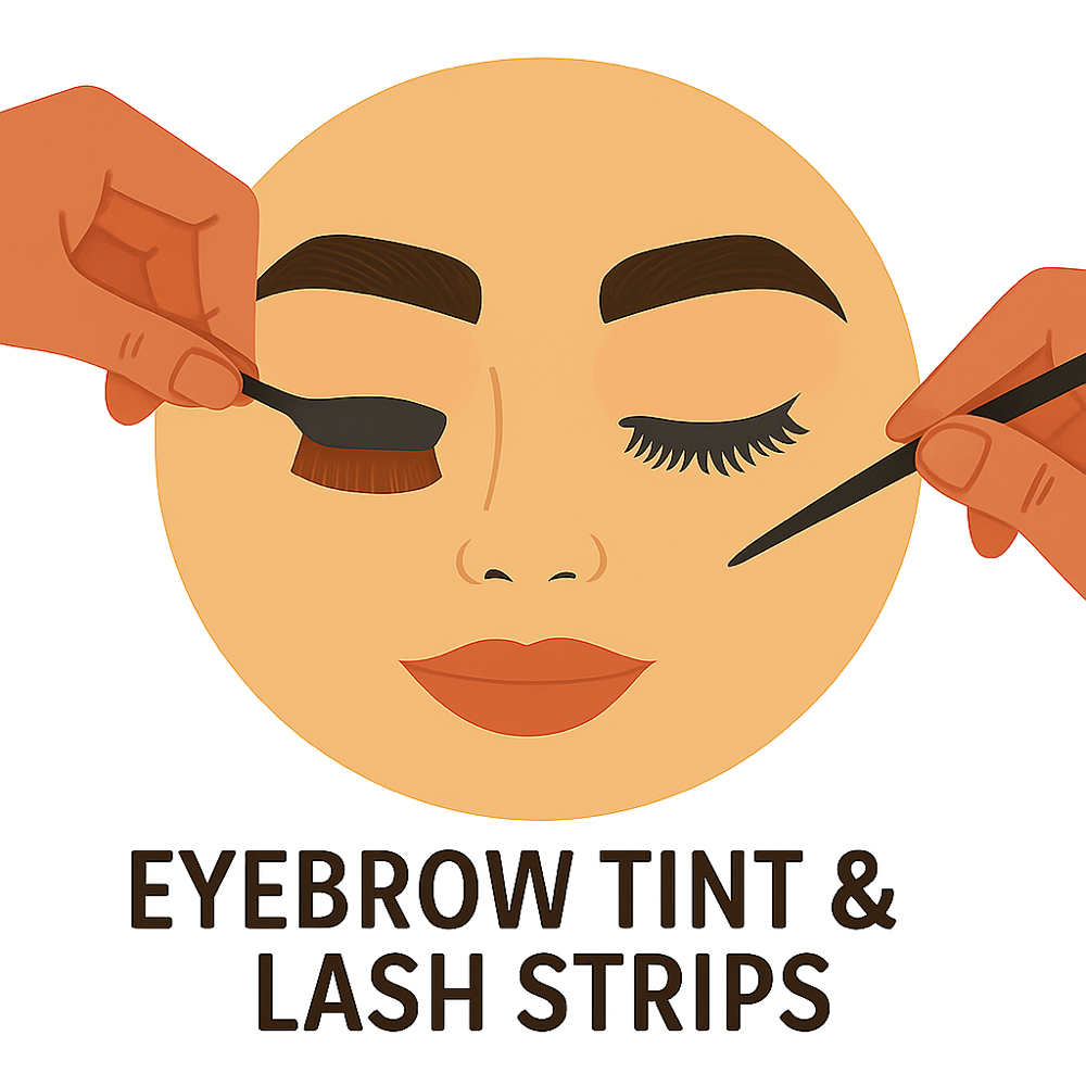 Eyebrow Tint And Lash Strips at Desire Beauty By DesaRay in Davenport, IA
