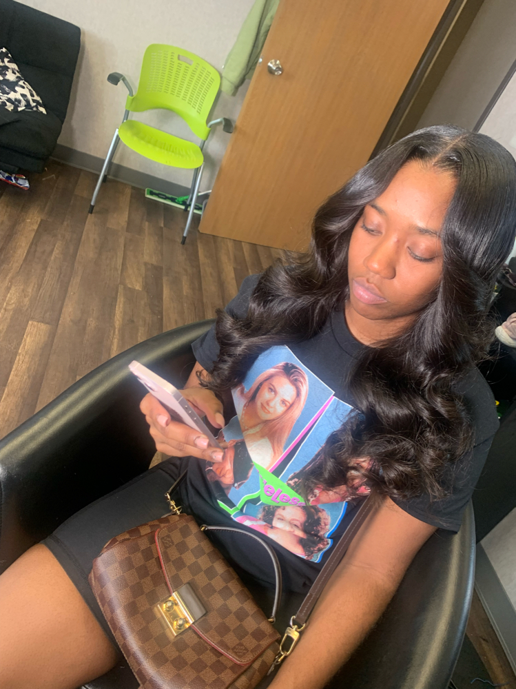 QuickWeave With Curls at Hair Styles By Madi in Oakpark, MI