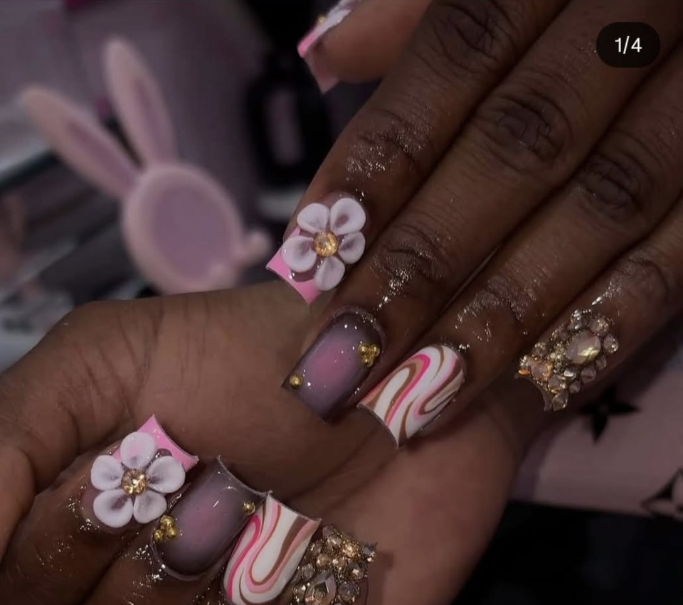 3D nail Art at Nail Vigilante in Newalbany, IN