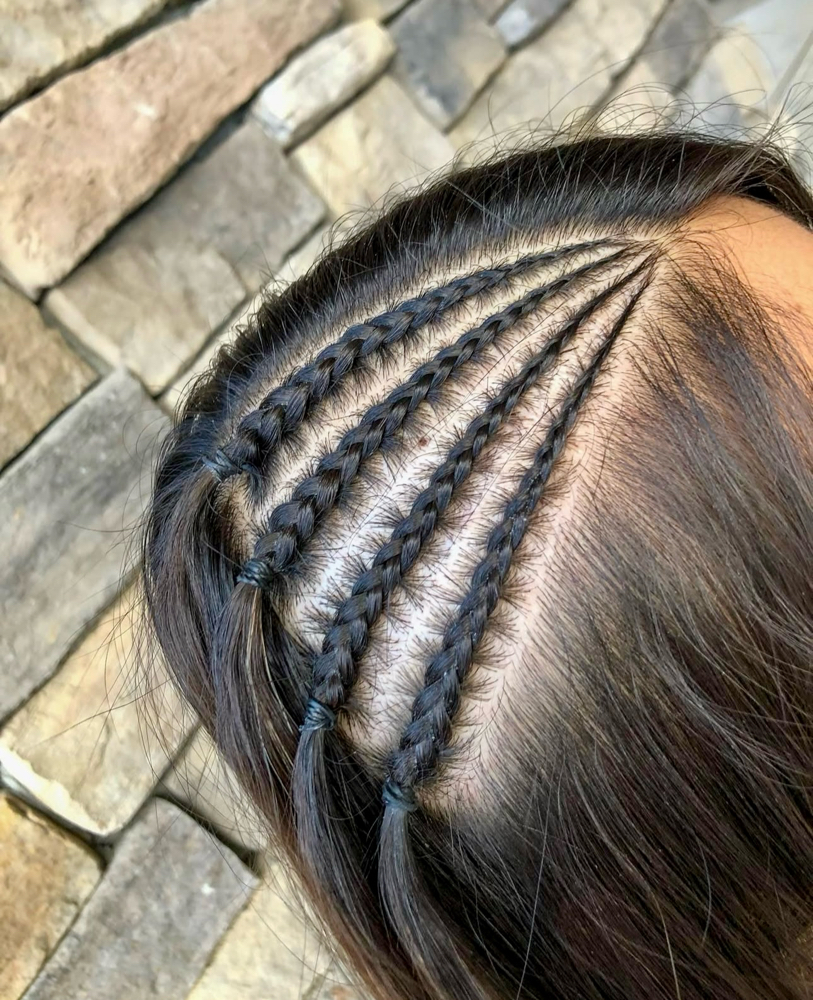 Intricate Design Braids - Side/Top at Blades•Braids•Beauty in Levittown, PA