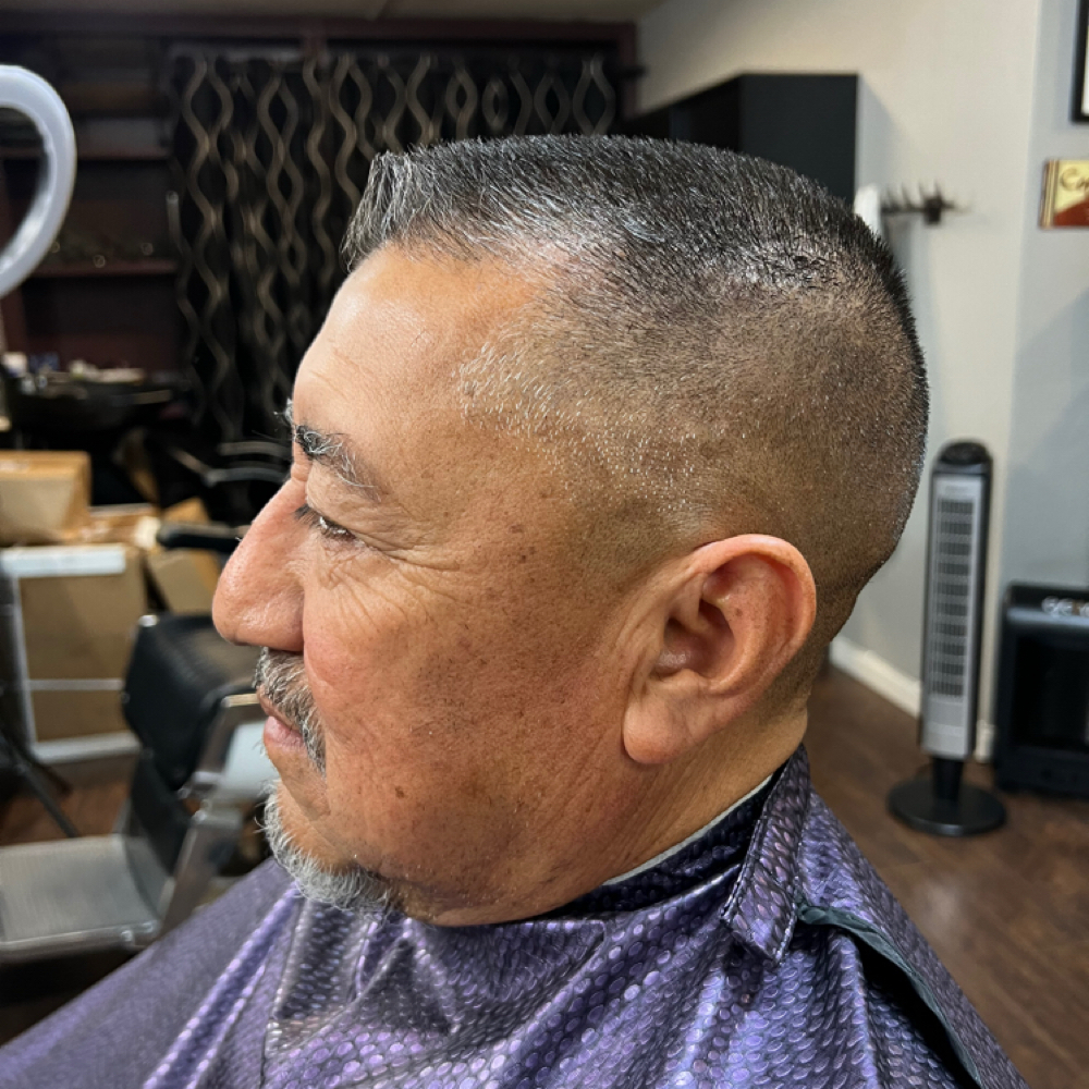 Bald Fade at INVU Beauty Salon in Modesto, CA