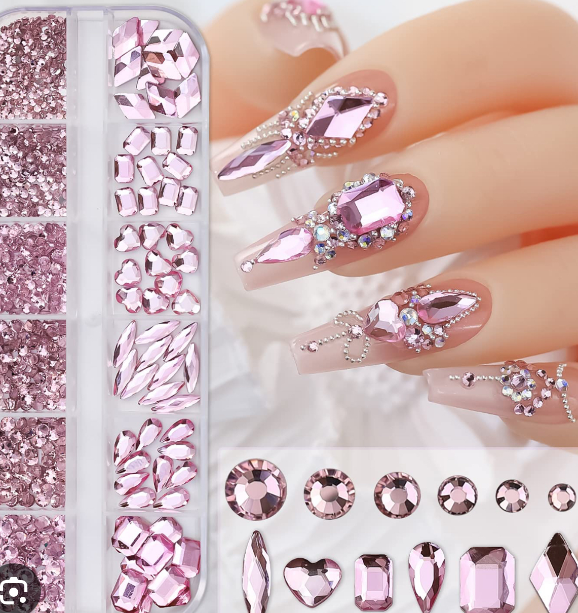 Rhinestones (2 Fingers)