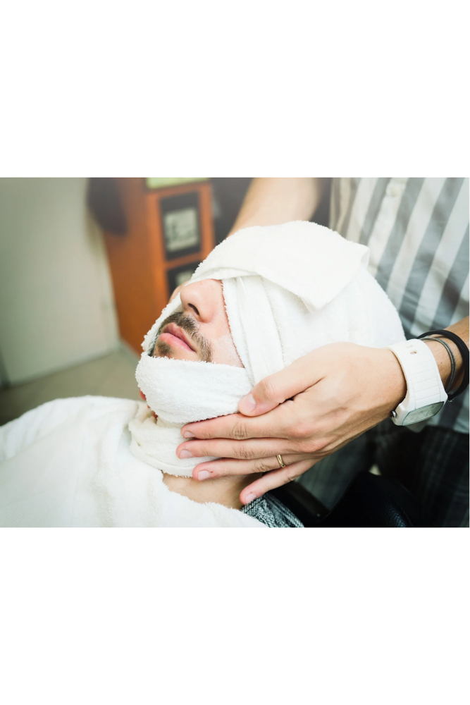 Hot Towel Shave Full Face