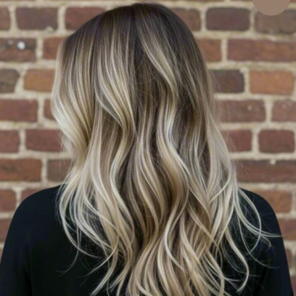 Full Balayage Highlight at Halo Head Spa in Fair Oaks, CA