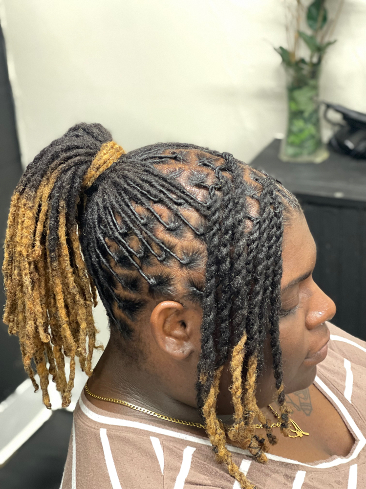 Loc retwist and style at Tks Beauty Bar LLC in Memphis, TN