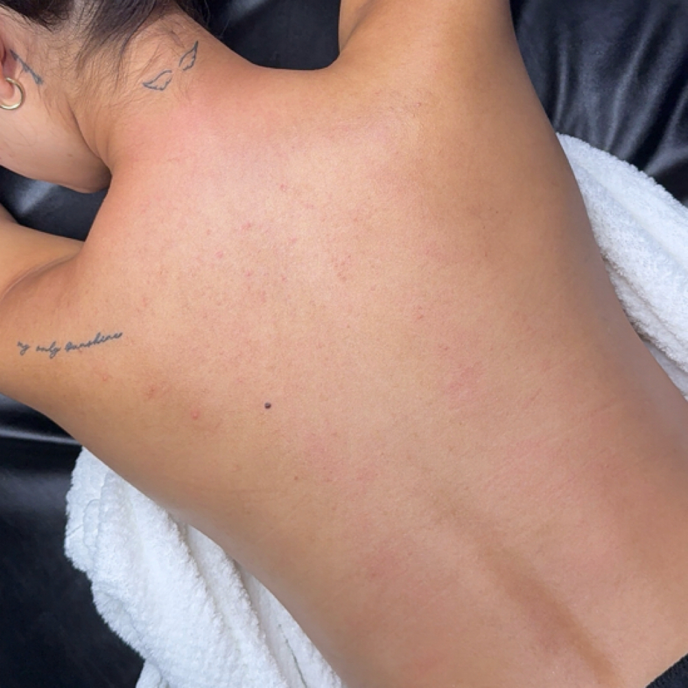 Back Wax at Bare Reflections Studio in Tulare, CA