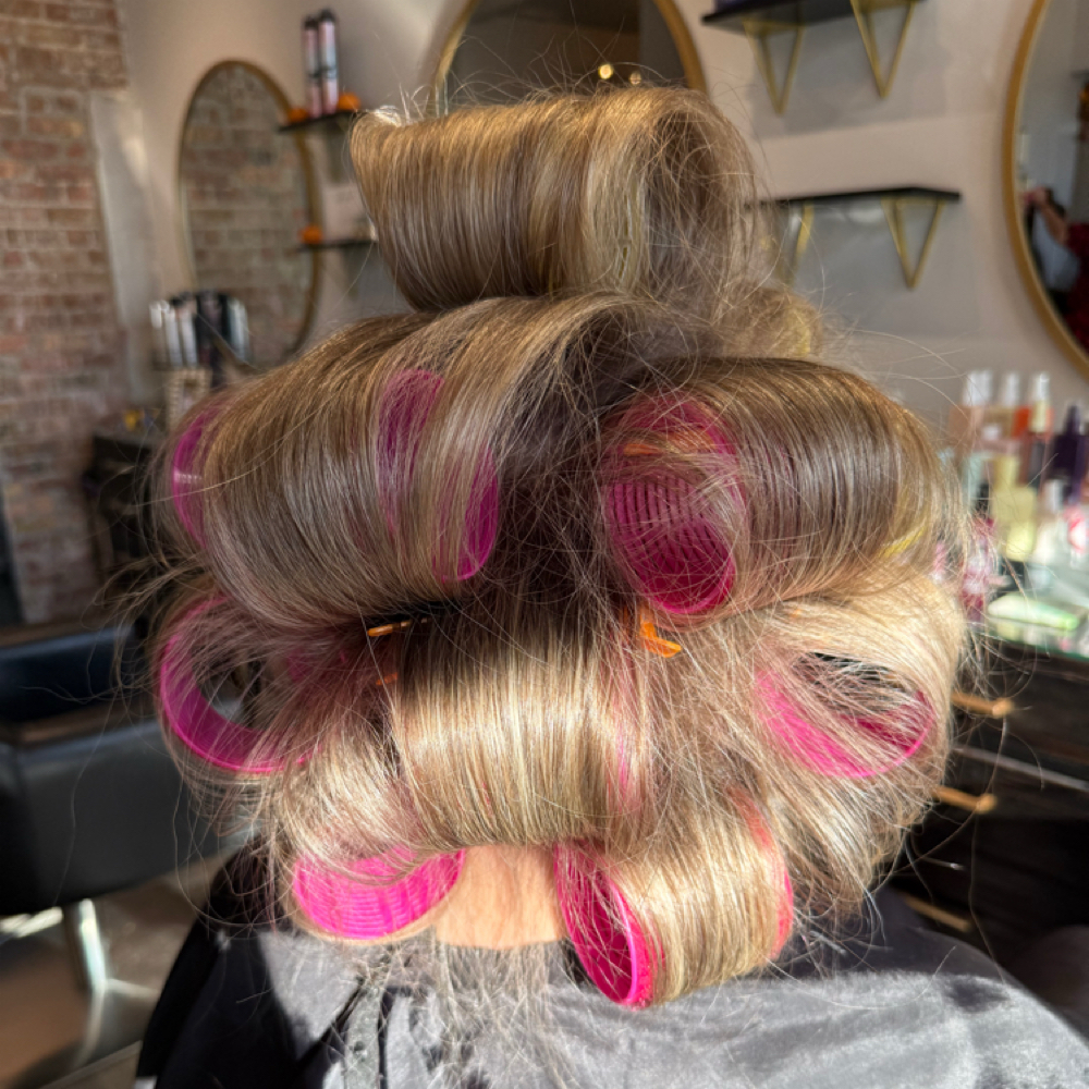 Roller Set Blowout at BLOOM Beauty & Brows in Geneva, IL