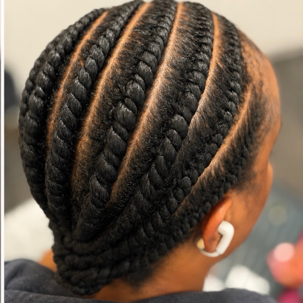 TWO STRAND FLAT TWIST at Jeanie Styles Hair Studio in East Walpole, MA