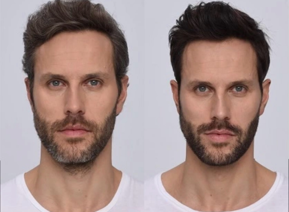 Mens Color Hair/brows/facial Hair