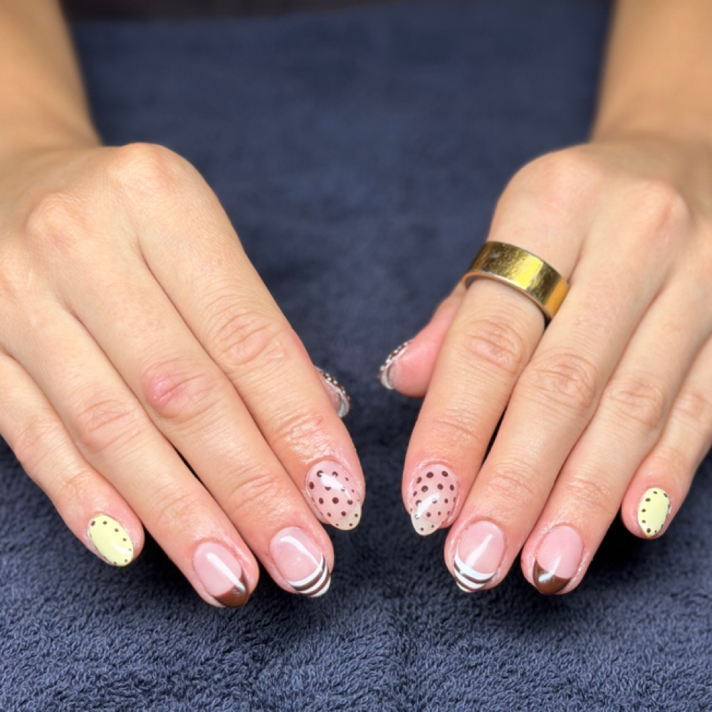 Builder Gel Fill-Full Design at Nails by Rylee B in Cedar Rapids, IA