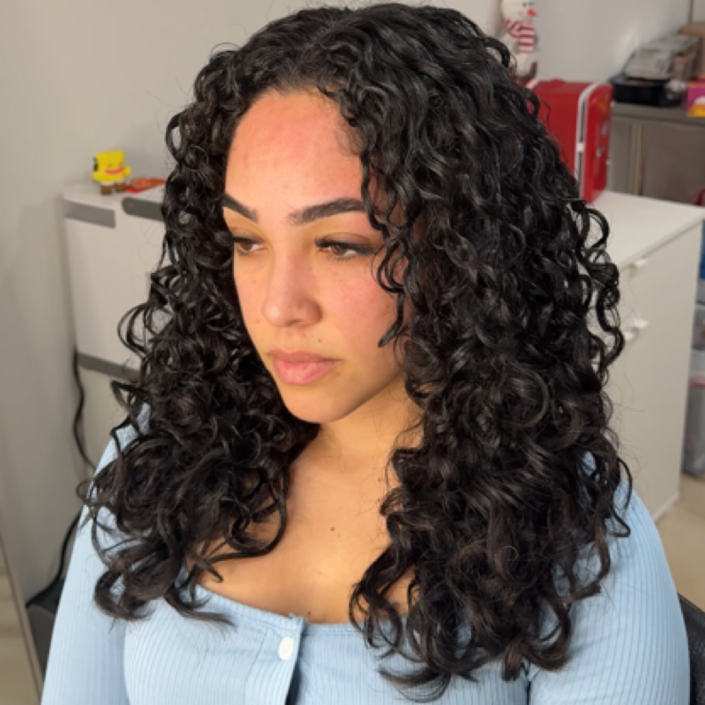 New Client Curl Experience at FLUFF Curl Studio in Philadelphia, PA