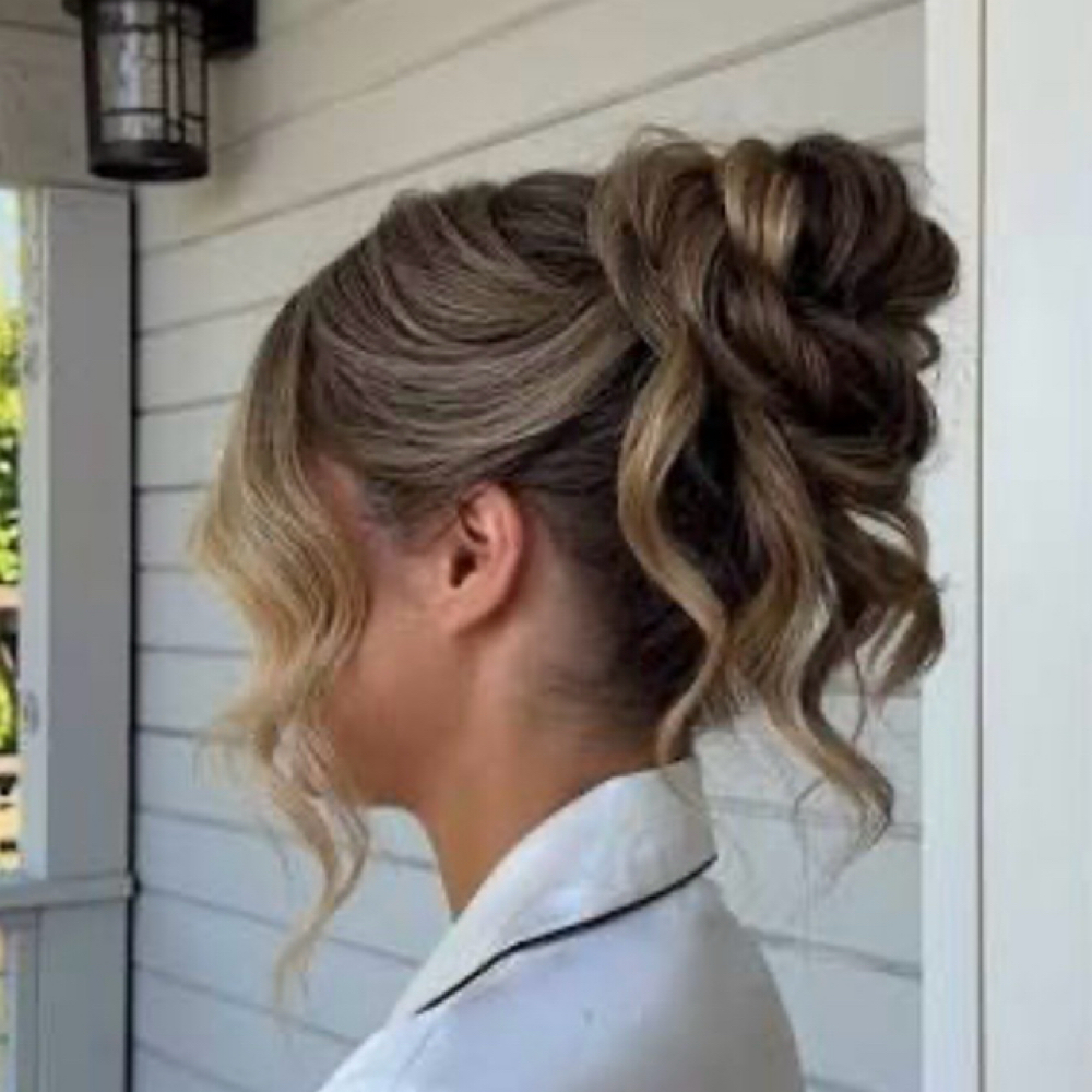 Updo at Sarah’s Hair Studio in Longmont, CO