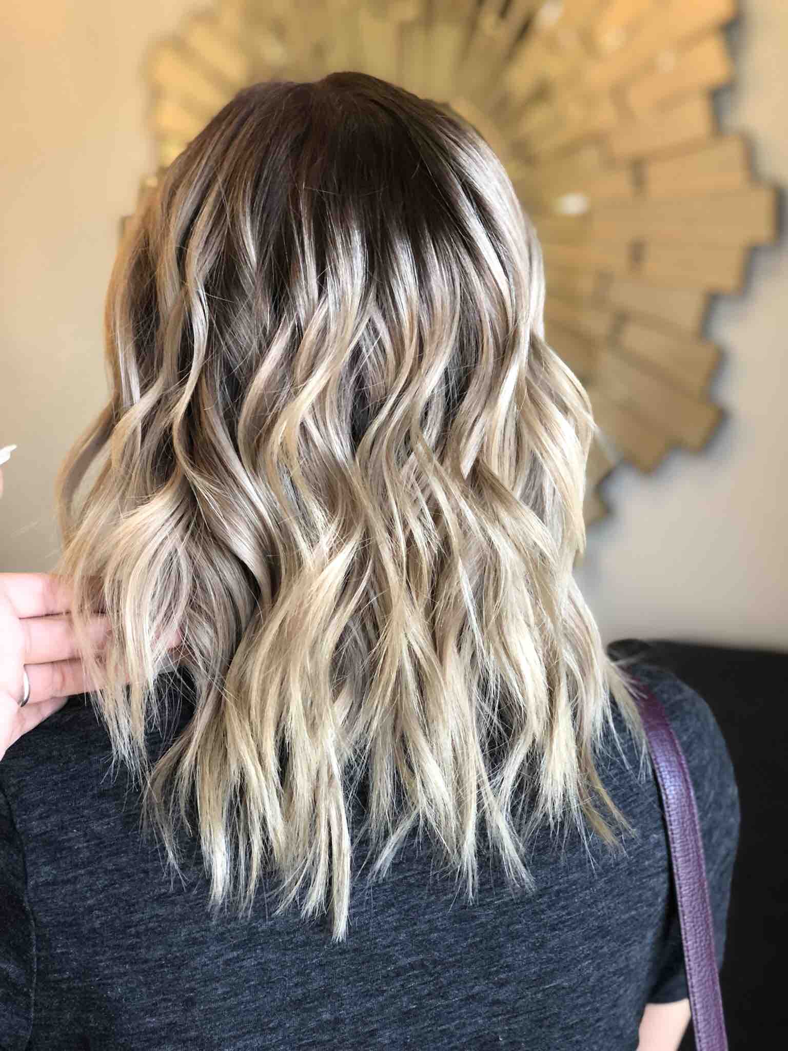 Full Balayage + Root Color + Haircu