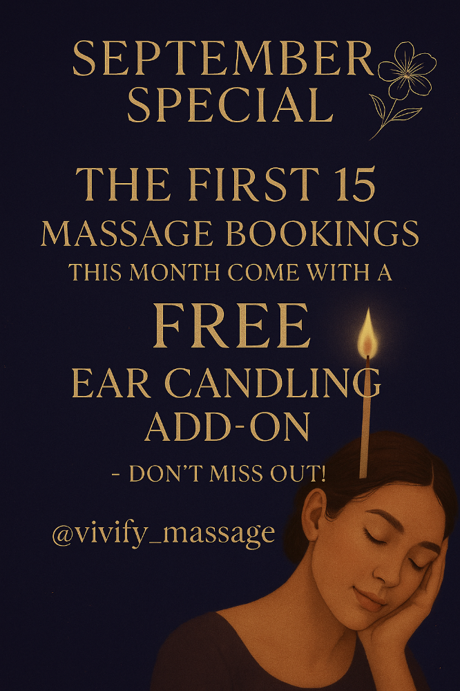 60 Minute Massage And Ear Candling