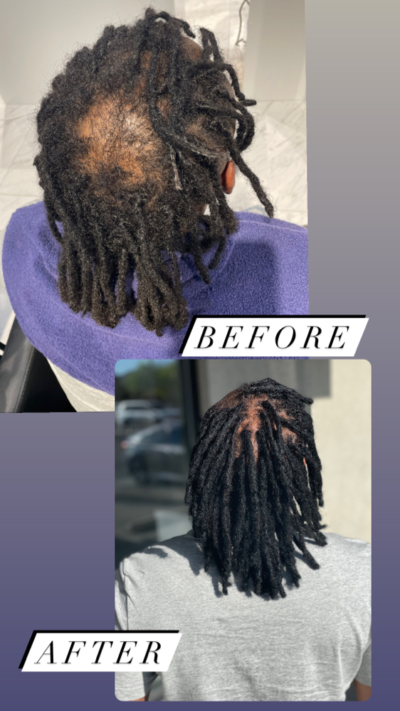 Thicken your thinning locs-hair inc
