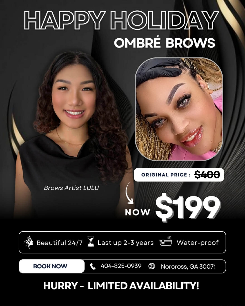 HOLIDAYS EYEBROWS $199