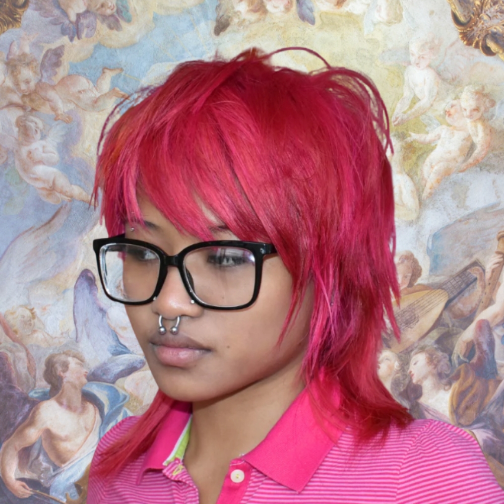 vivid color (Refresh With Lightening) (Mae) at Heavenly Creatures Salon in Providence, RI