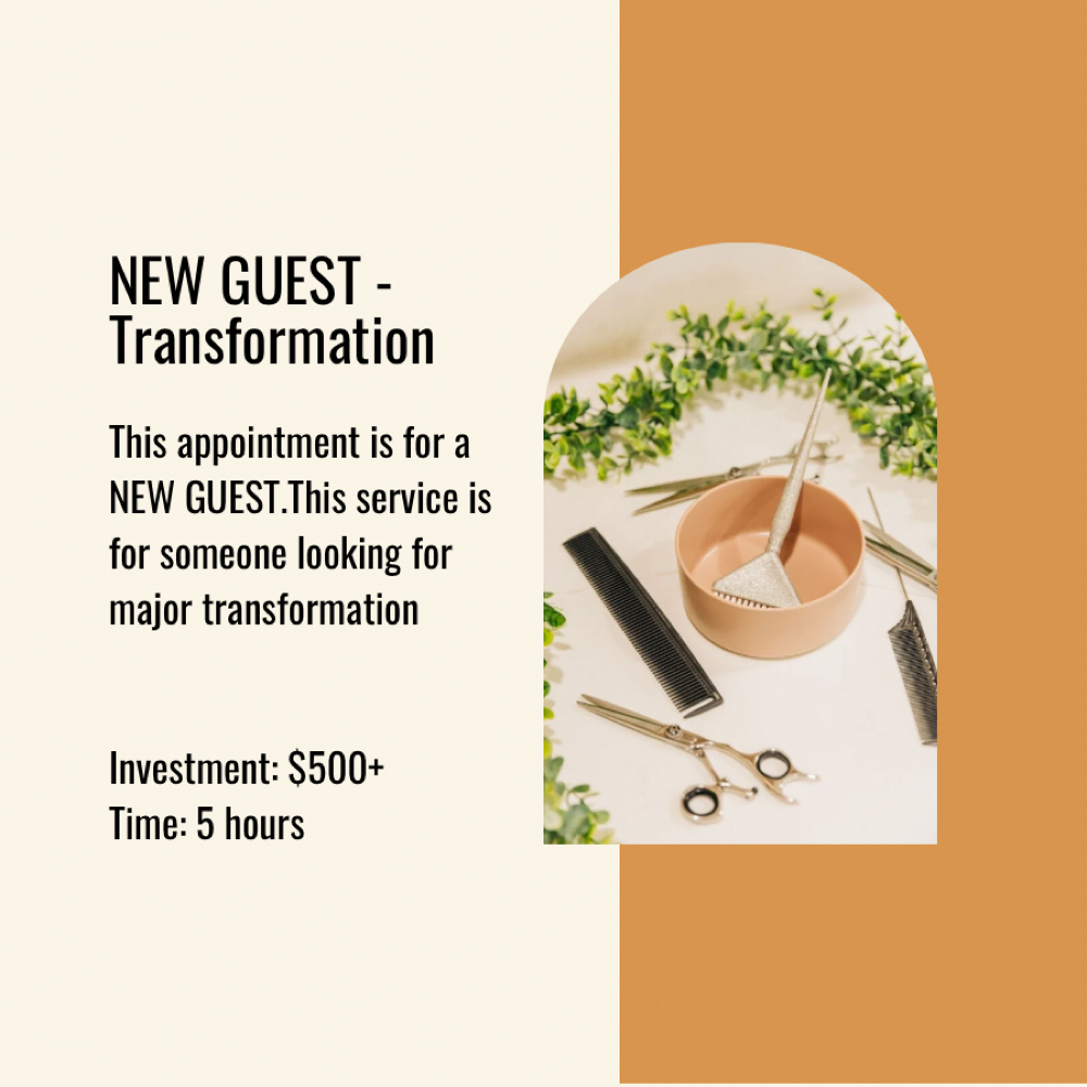 NEW GUEST - Transformation at Sunkissed Studio Salon in Palm Desert, CA