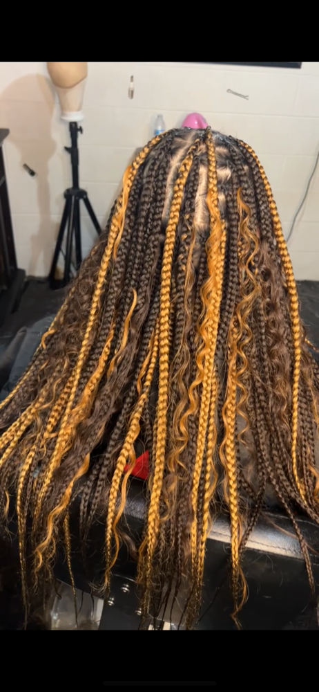 Boho Knotless Braids Small